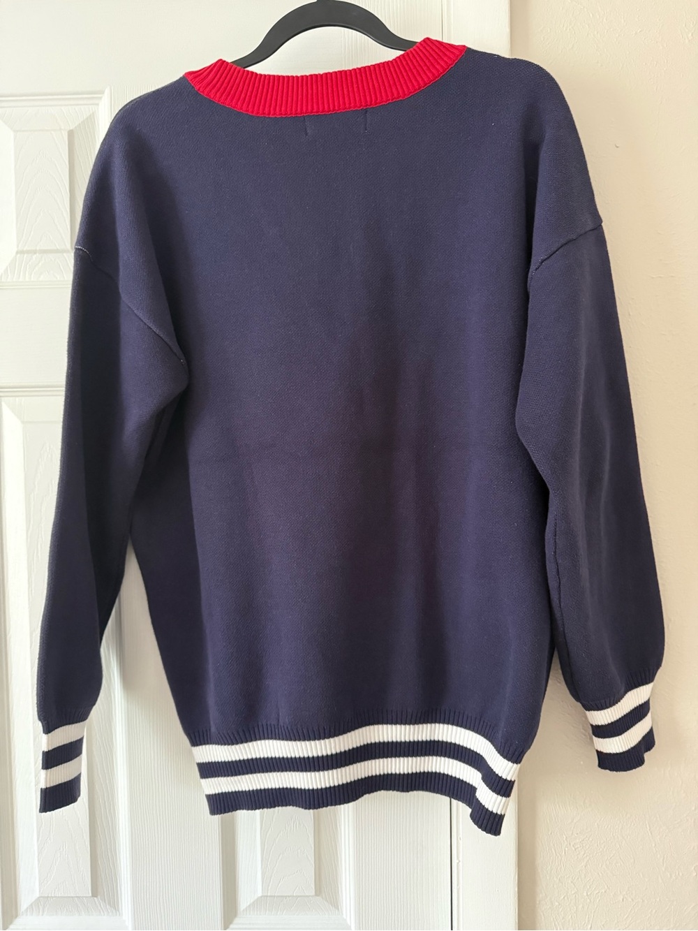 Anthropologie Daily Practice Sand Save Jumper size Medium Navy - Picture 7 of 10